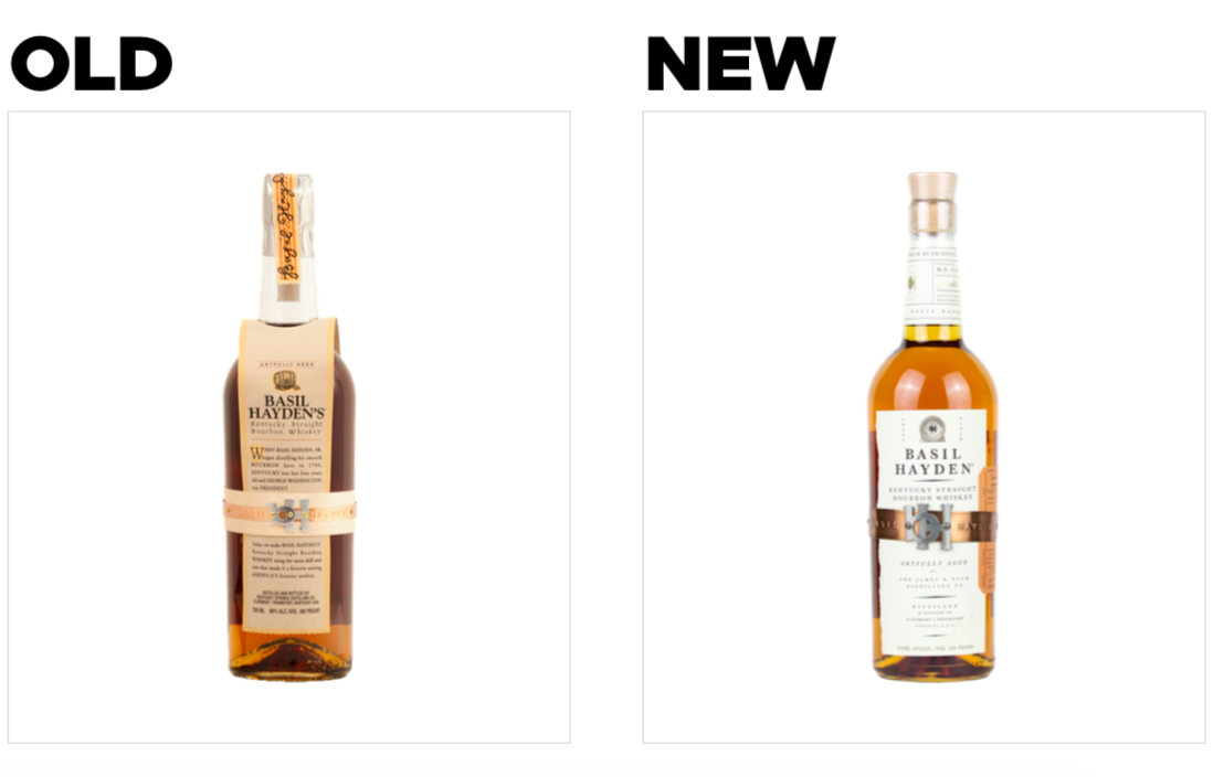 Redesign of the Month Basil Hayden Bourbon